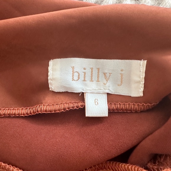 Rust, Billy j bridesmaid dress!
